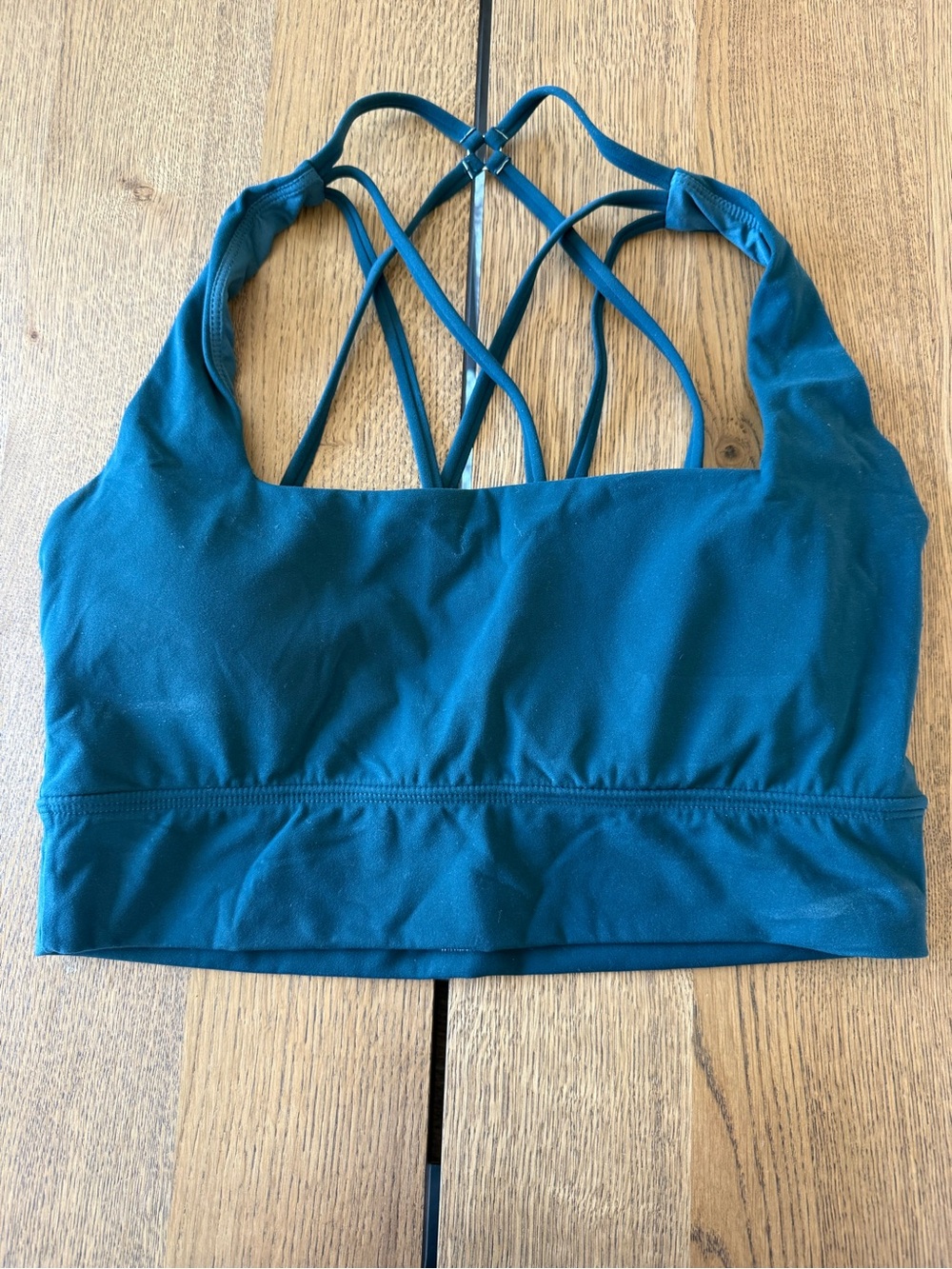 BuffBunny Strappy Sports Bralette - Teal Blue